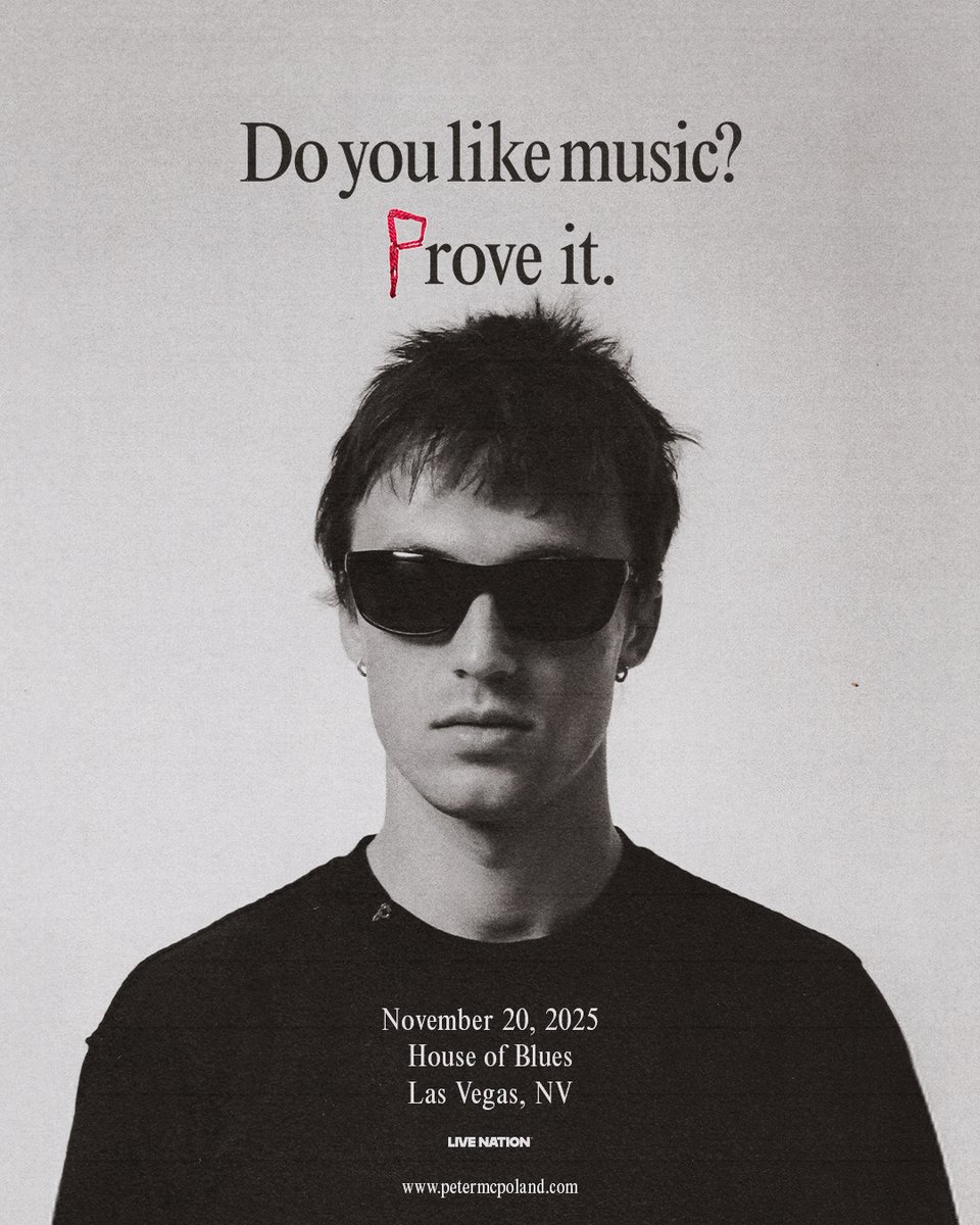 Just Announced! <a href="/petermcpoland/">Peter</a> is taking over our House on 11/20. 👉 Tickets on sale 9/5 @ 10 AM. Get yours at the link in bio!