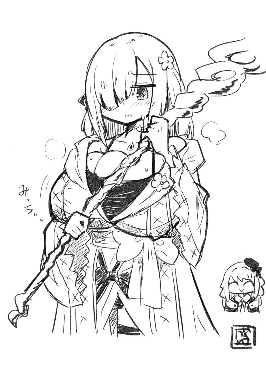 バフもしくは魔力は乳に溜まる 