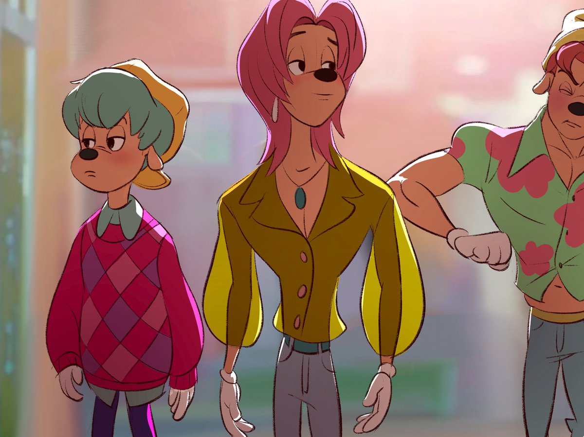 Rain1940_art's tweet image. The Huntrix girls meeting the Saja Boys on the street, but this time in the Goofy Movie Universe. 🫠 #KPOPDEMONHUNTERS #Huntrix #SajaBoys #theGoofyMovie
#procreateart #rain1940_art