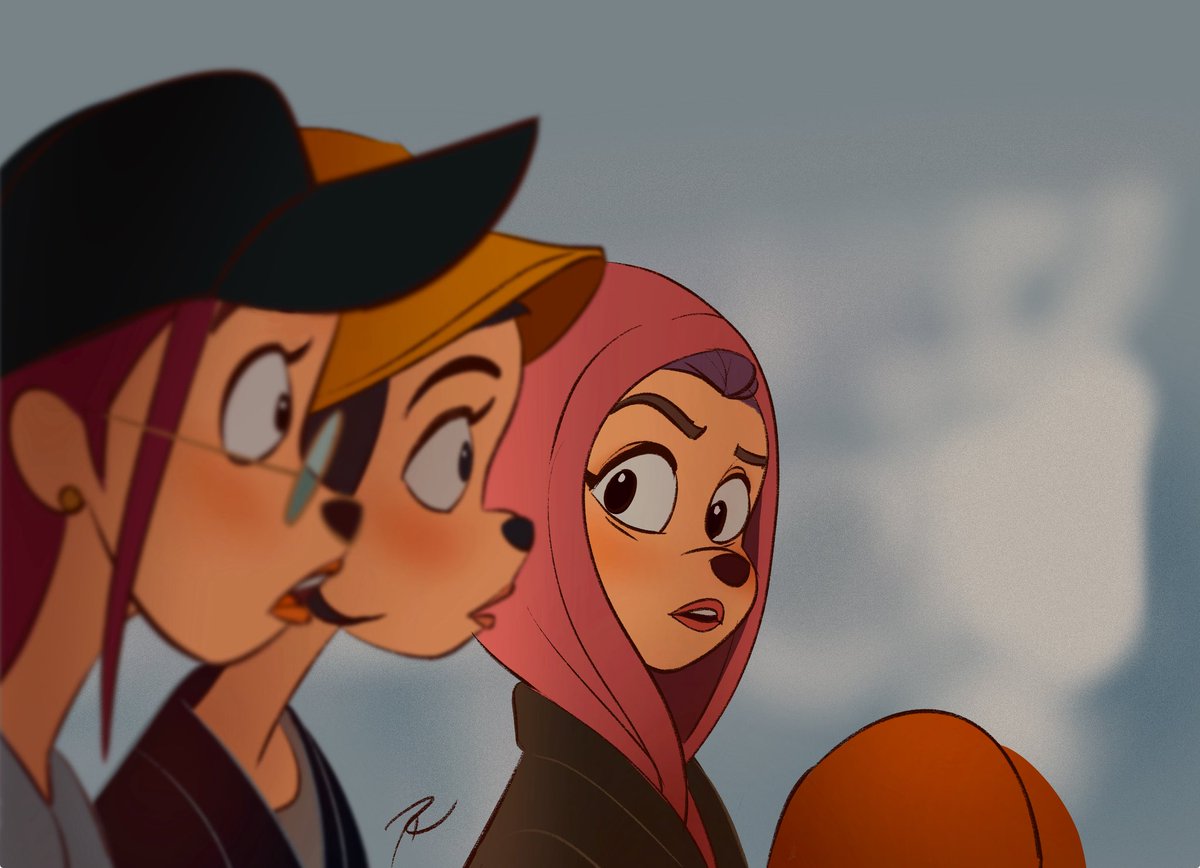 The Huntrix girls meeting the Saja Boys on the street, but this time in the Goofy Movie Universe. 🫠 #KPOPDEMONHUNTERS #Huntrix #SajaBoys #theGoofyMovie
#procreateart #rain1940_art