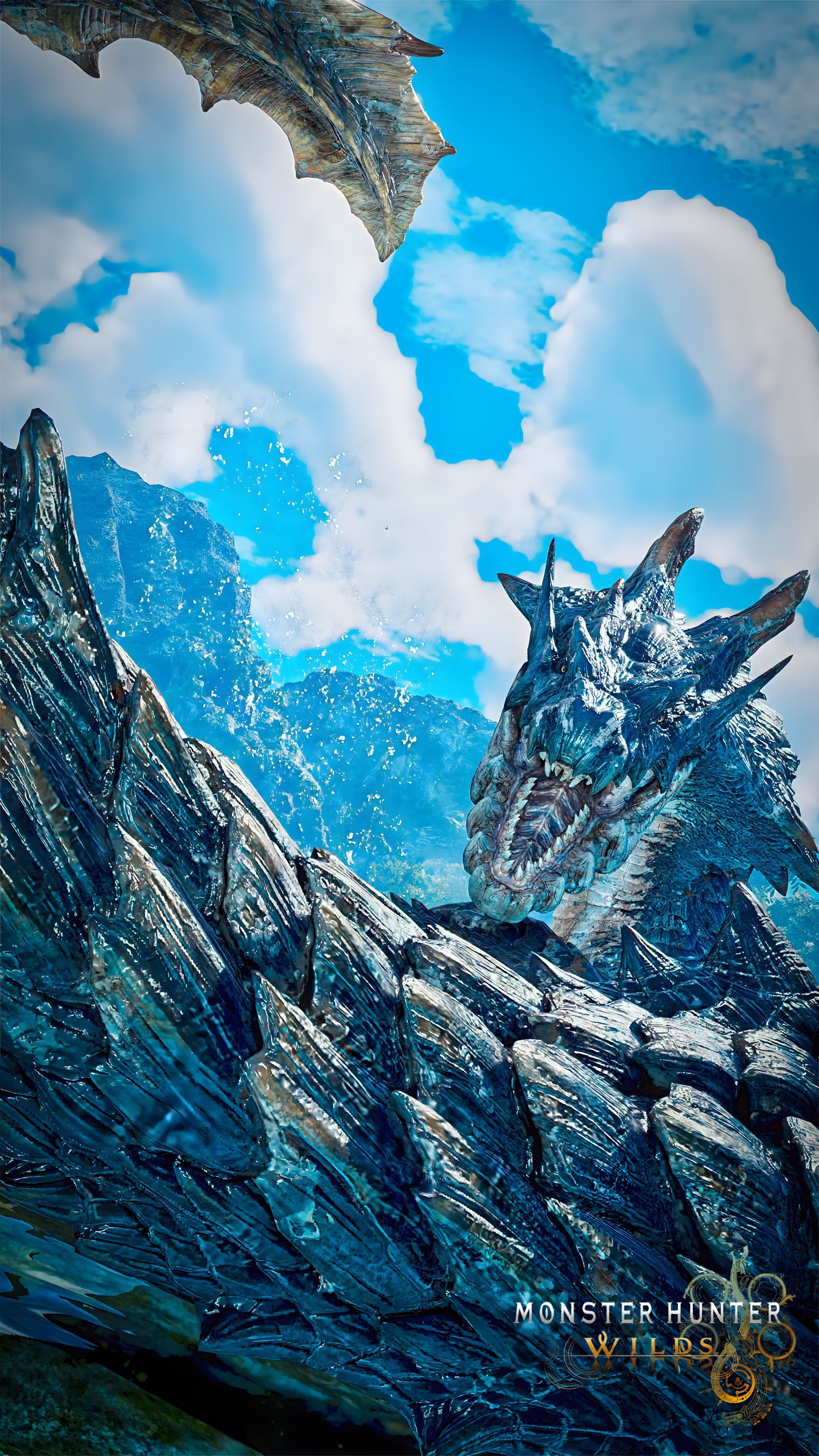 モンスターハンターライズラギアクルス　バルファルク　 油絵 モンスターハンターライズラギアクルス バルファルク 油絵