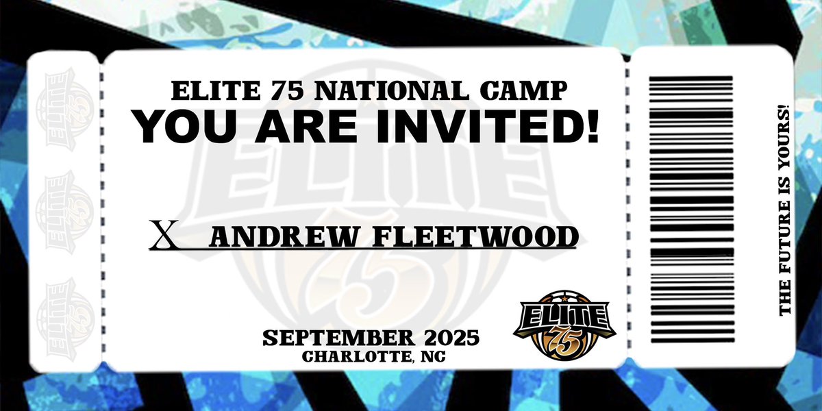 Class of 2031 Dream Elite (WI) Andrew Fleetwood has been INVITED to the Elite 75 National Camp.