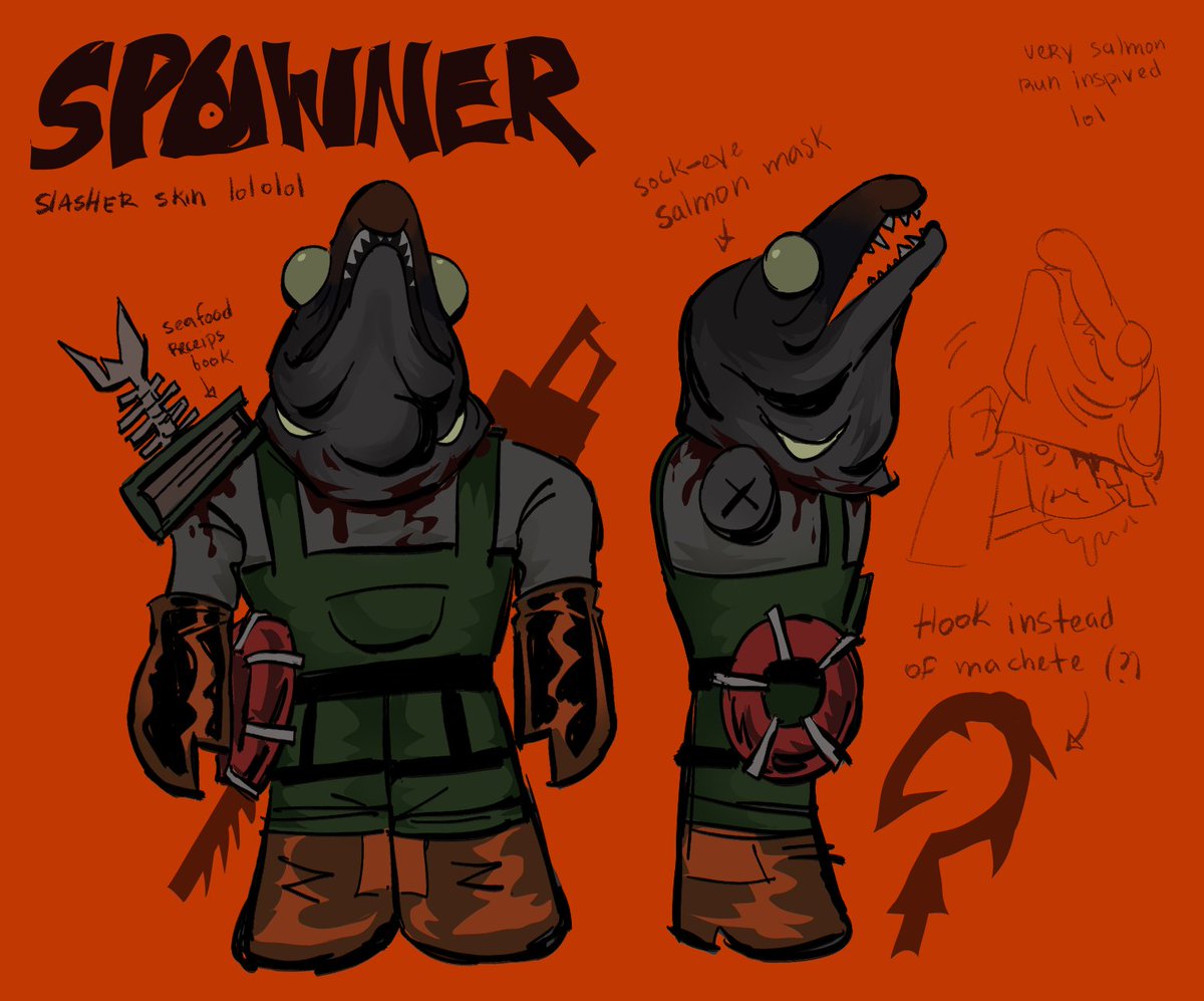 Slasher skin concept for fun lelel #forsaken