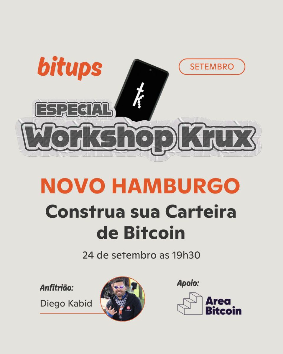 selfcustodykrux's tweet image. Especial Workshop Krux por @areabitcoin 👏
