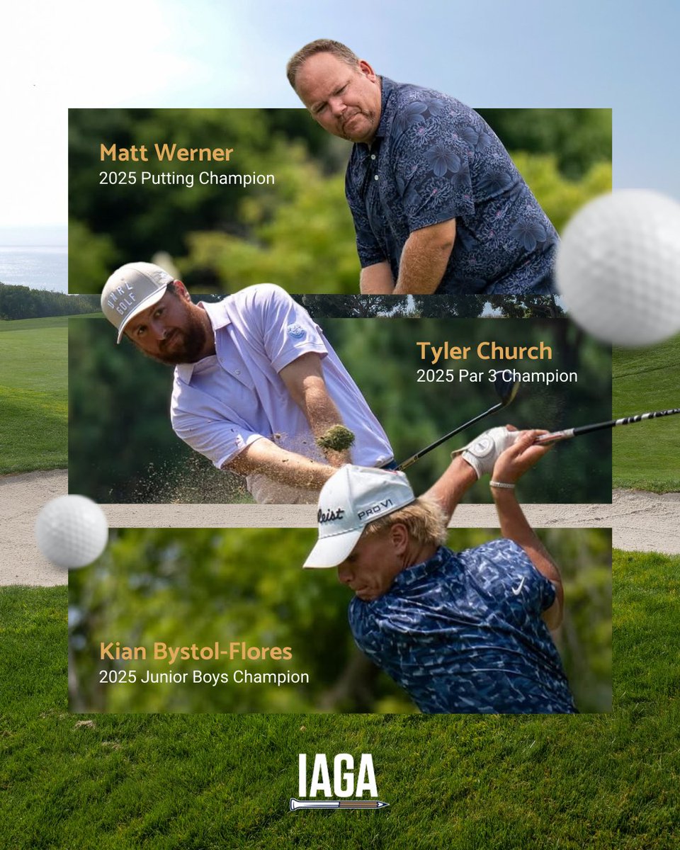 🏆 Celebrating AGA Wins from Wisconsin

From putting greens to Par 3 precision, Wisconsin’s championship season delivered exciting moments—and even better examples of AGA storytelling in action.

👏 Congrats to:

- Matt Werner, 2025 Putting Champion
- Tyler Church, 2025 Par 3