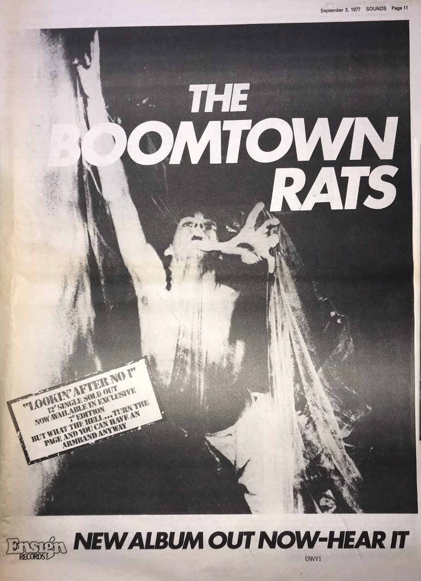 Boomtown Rats lookin' after no1 レコード The Boomtown Rats – Lookin' After No. 1 – Vinyl (7