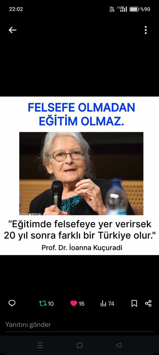 #MaarifteFelsefeye1000haktır 
<a href="/Yusuf__Tekin/">Yusuf Tekin</a> 
<a href="/tcmeb/">Millî Eğitim Bakanlığı</a> 
<a href="/RTErdogan/">Recep Tayyip Erdoğan</a>