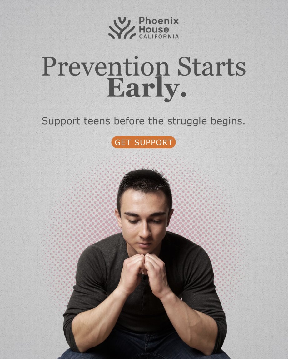 PhoenixHouseCa's tweet photo. Early support changes everything.
Teens today face more pressure than ever—but prevention can start before high school. Our youth programs help build resilience, teach life skills, and support families every step of the way.
Learn more → https://t.co/dzKqSn2CEv https://t.co/3aPPKW5V1H