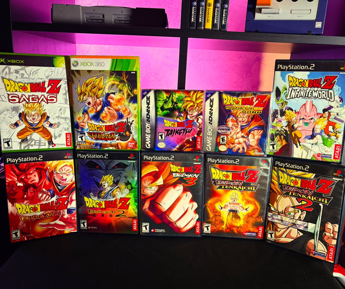bobombgames's tweet photo. My full #DBZ collection https://t.co/vhGzklztEb