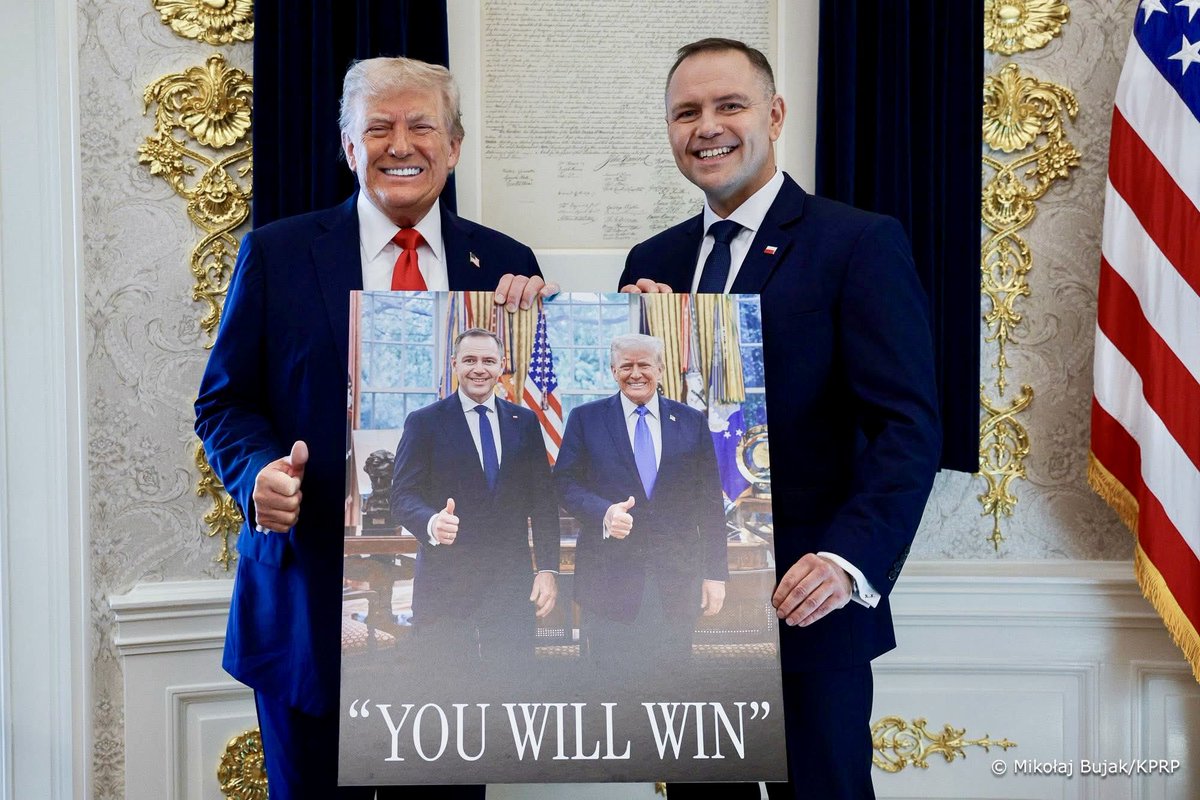 Mateusz Morawiecki (@morawieckim) on Twitter photo Zaproszenie Polski przez D. Trumpa na szczyt G-20 to potwierdzenie słuszności naszej polityki gospodarczej, rozwojowej i finansowej w latach 2015-2023.
Panie Prezydencie <a href="/NawrockiKn/">Karol Nawrocki</a> gratuluję! Wierzę, że w bliskiej przyszłości wspólnie będziemy kontynuować rozwój polskiej Zaproszenie Polski przez D. Trumpa na szczyt G-20 to potwierdzenie słuszności naszej polityki gospodarczej, rozwojowej i finansowej w latach 2015-2023.
Panie Prezydencie <a href="/NawrockiKn/">Karol Nawrocki</a> gratuluję! Wierzę, że w bliskiej przyszłości wspólnie będziemy kontynuować rozwój polskiej
