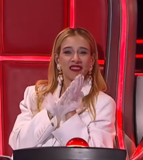 When Juliana dislikes something, she doesn't hide it. I love her! #LaVozArgentina