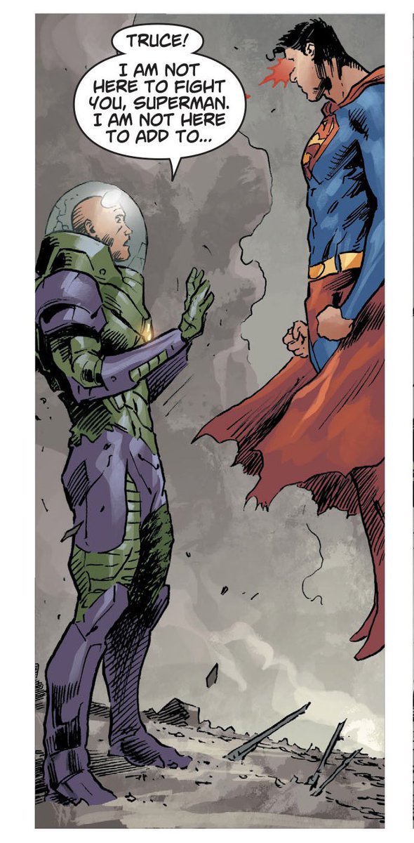 TomTaylorMade's tweet image. Superman and Lex Luthor. 
After the fall of Metropolis. 
From our #DCeased series. 
#Superman #LexLuthor