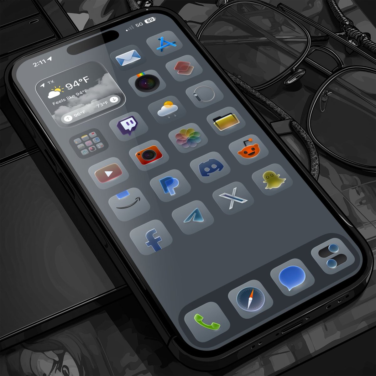 CROSSAFELLA's tweet image. Humpday Setup @coburn67_94⁩ #iPhone15promax #iOS