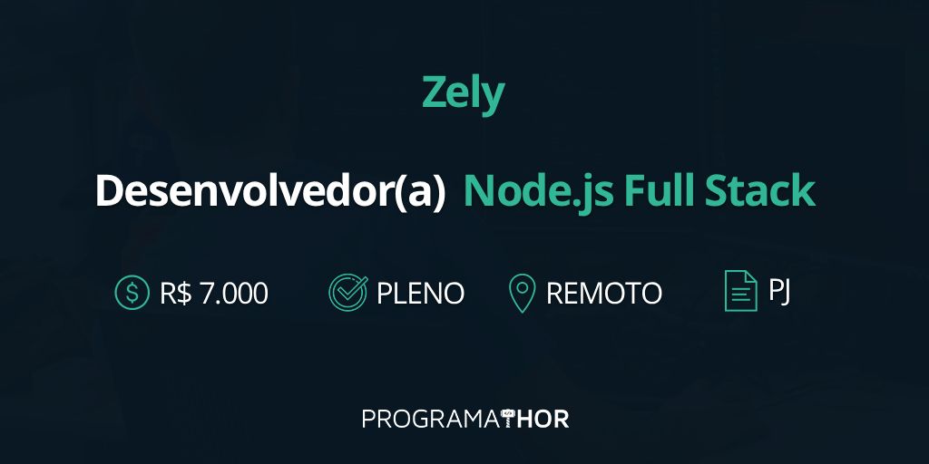 ProgramaThor's tweet image. {VAGA}
Desenvolvedor(a) Node.js Full Stack - PLENO
shre.ink/tHZd  

#dev #nodeJS #aws #reactJS #vagaremota #vagati #programathor