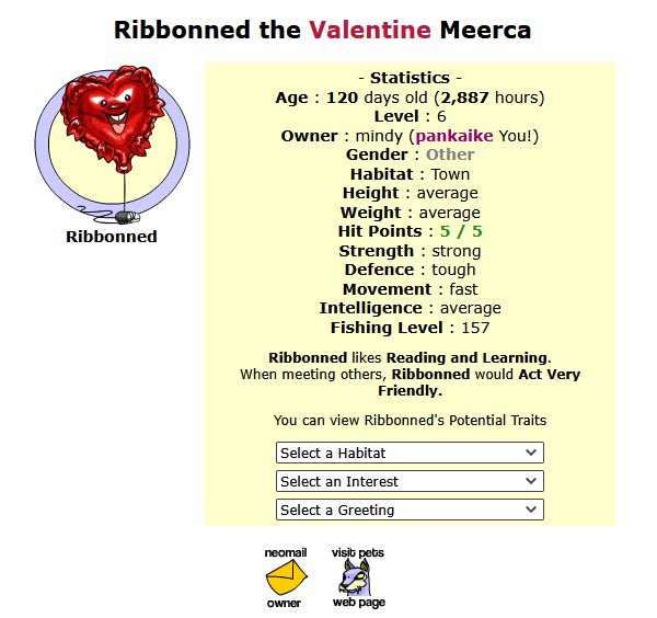 Haha one of my neopets got turned into a balloon ❤️🎈