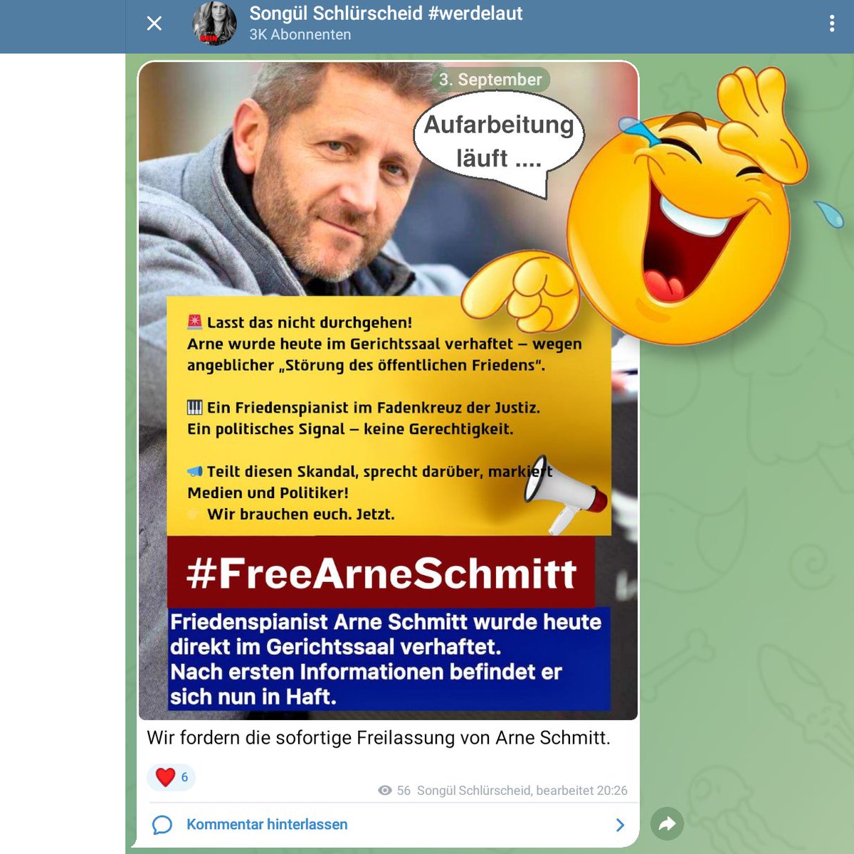 Tja, es ist halt eine Scheiß-Idee, Schöffen zu jagen und zu bedrohen.