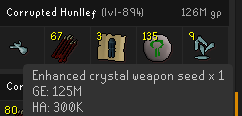 295 kc, item is 1/400. I continue to be the ultimate lucky man