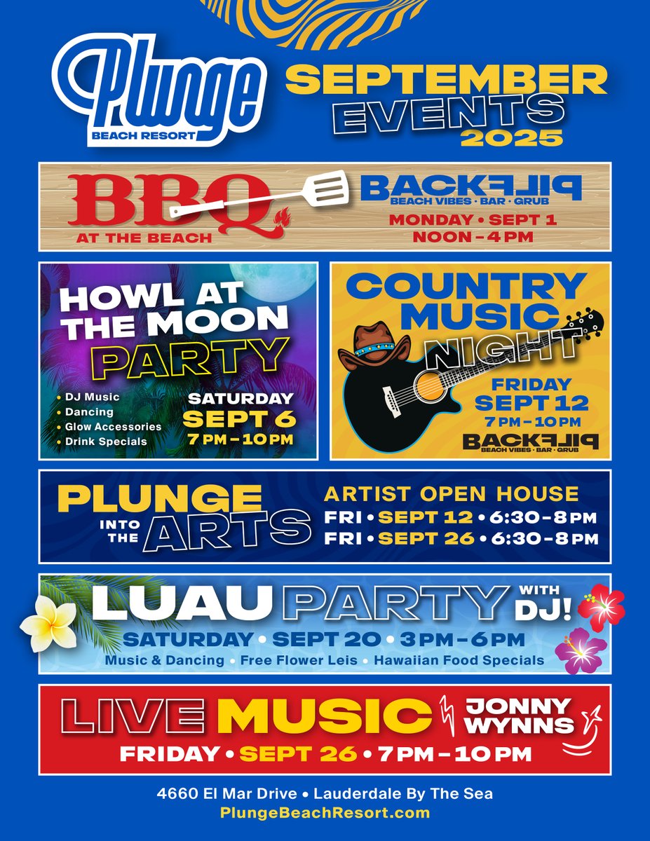 Too much FUN coming up! #PlungeBeachResort #LauderdaleByTheSea