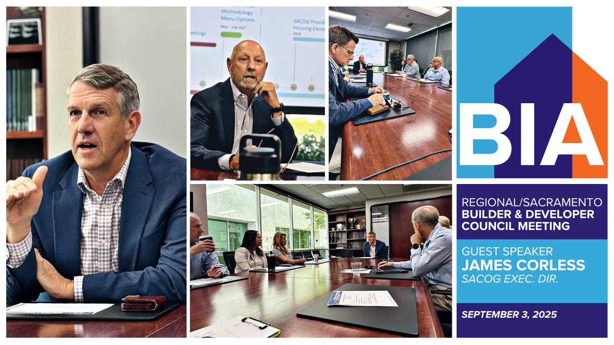At the Regional BDC, SACOG’s James Corless highlighted the Blueprint plan, $50M for infill housing through Green Means Go, a 1,000-mile trail network, and new tolling authority. Key focus: housing production, VMT mitigation, and keeping growth funds local.
