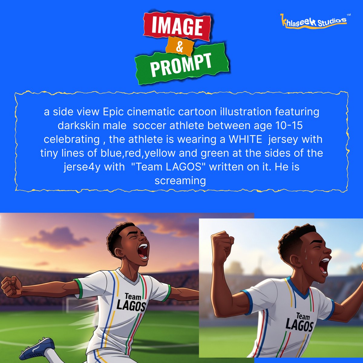 Khlaseek_dsgner's tweet image. I remember telling you guys that it is a simple prompt.

Whisk gives you options to pick from &amp;amp; when you&apos;re not satified you can rerun the prompt or alter some things to fit your expected result.

Understanding the look and feel of the illustration you want is vital.