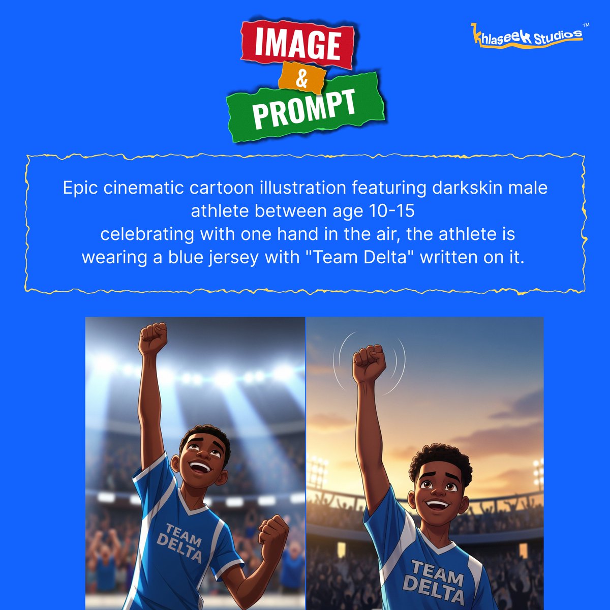 Khlaseek_dsgner's tweet image. I remember telling you guys that it is a simple prompt.

Whisk gives you options to pick from &amp;amp; when you&apos;re not satified you can rerun the prompt or alter some things to fit your expected result.

Understanding the look and feel of the illustration you want is vital.