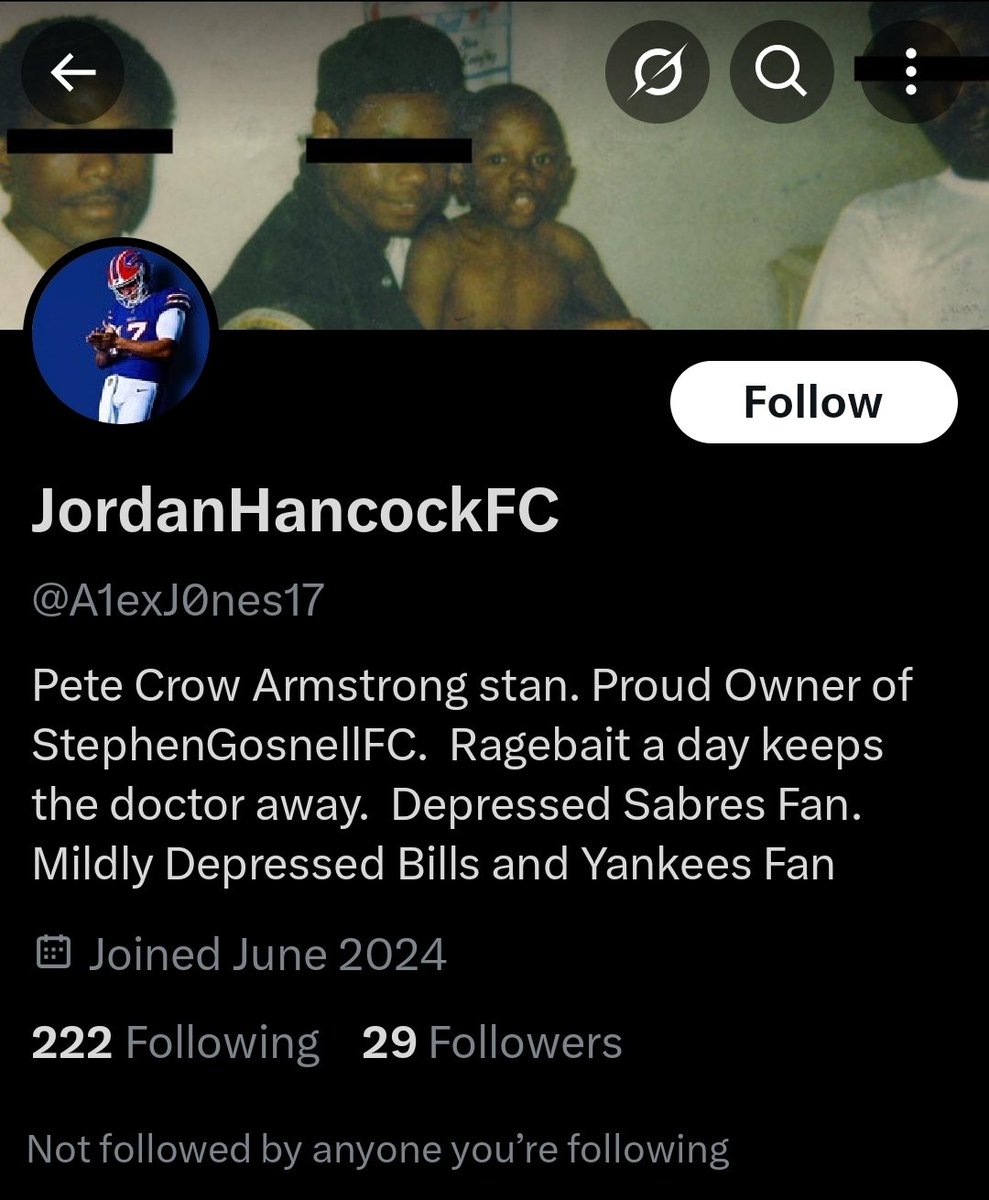 You gotta expect it...look at his bio