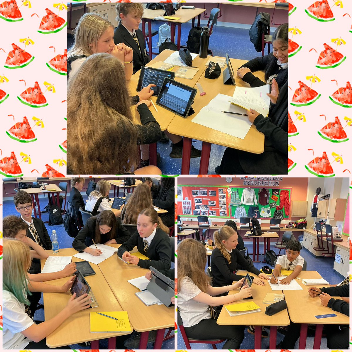 #SuperS2 deep in discussion this afternoon sharing their knowledge of macro nutrients. Looking forward to next week’s  team talks! 🗣️📝👏🏻<a href="/StThomasAqSec/">St Thomas Aquinas</a> <a href="/STAHomeEc/">Mrs Morrison</a>