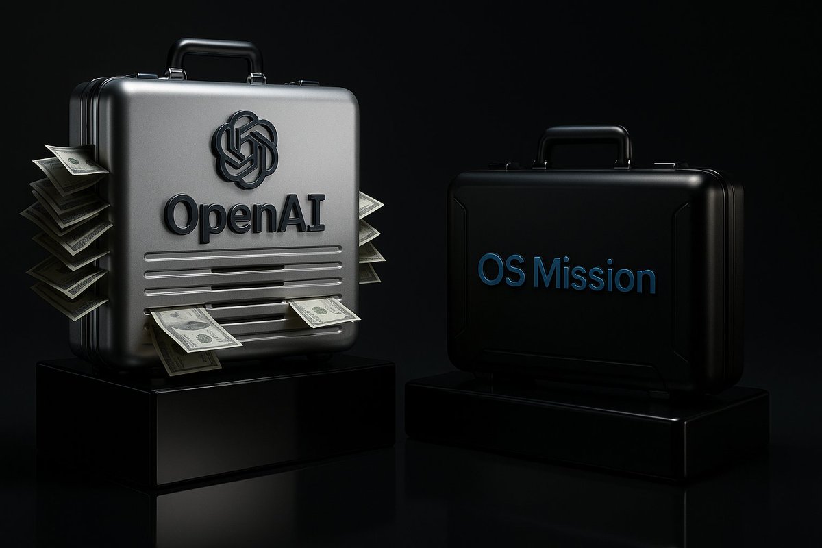 The Rise and Rise of Open Code Mission tracks the Fall of OpenAI

The comparison could not be more striking. On one side, OpenAI: a company buoyed by estimated openfield investment edging toward $1 trillion, yet riddled with structural pitfalls. On the other hand, OS Mission