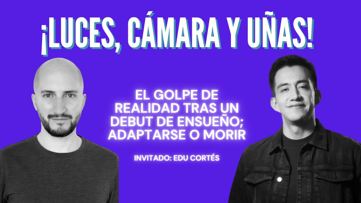 De "Háblame de ti" a "Amor de papel", a <a href="/redwardco/">Edu Corts</a> le cambió el concepto de lo que es hacer cine independiente, pues en "hacer cine con poco" hay una amplia gama de grises. Pasen a escuchar el EP 03 de "¡Luces, cámara y uñas!": 👇youtu.be/3p5VXv6T0lA