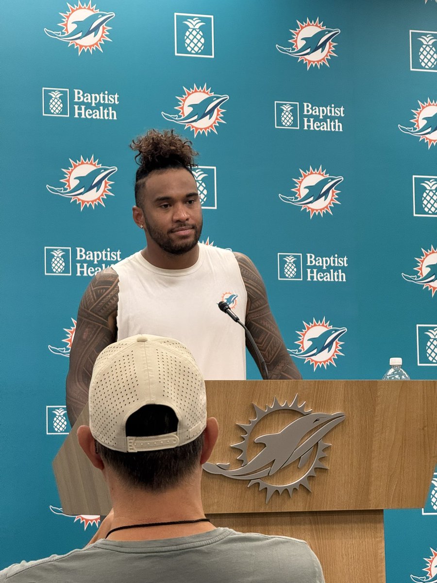 Tua on his relationship with Tyreek: “We’re in a good spot and we’ve been in a good spot for awhile now.”