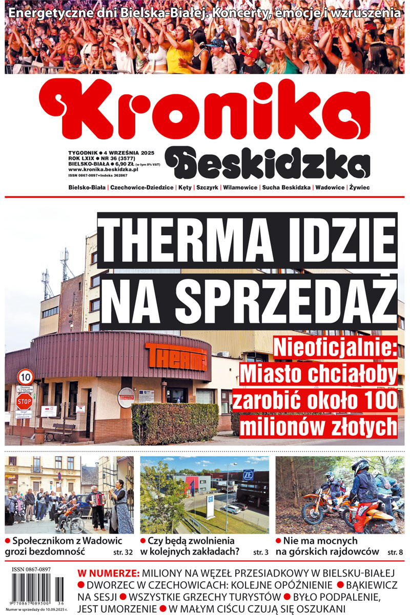 Czwartek na horyzoncie, a więc również nowa KRONIKA. E-wydanie na prasabeskidzka.pl