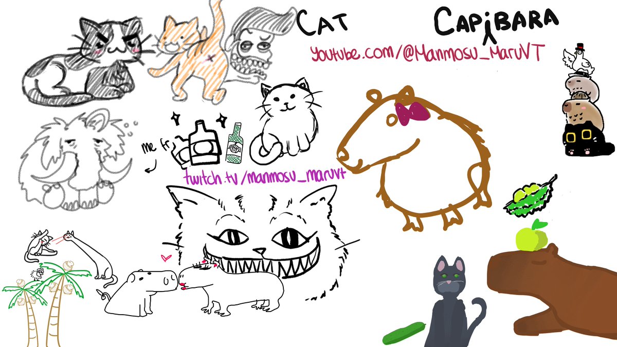 LOOK AT THESE GREAT DOODLES MY COMMUNITY HAS COOKED! AREN'T THEY AMAZING!? 🤩
Love you all guys, thanks you so much for a fun stream! ❤️
#Vtuber #VtuberArt #VtuberUprising #twitchstreamer #YouTuber
