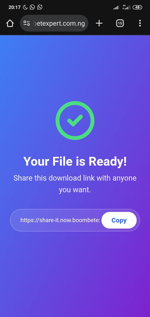 codewithayobami's tweet image. So guys i built simple website to send files using link check it out fams #heywhywiz #codewithayobami #folarinayobami 

Link below 👇👇👇 

share-it-now.infy.uk