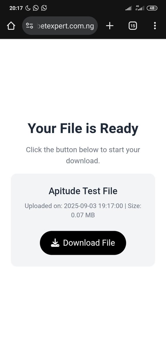 codewithayobami's tweet image. So guys i built simple website to send files using link check it out fams #heywhywiz #codewithayobami #folarinayobami 

Link below 👇👇👇 

share-it-now.infy.uk