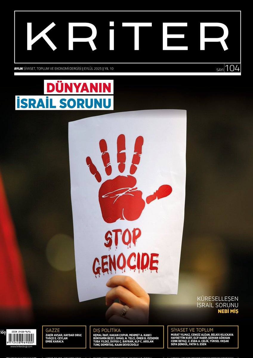Doç. Dr. Yüksel OKŞAK (@yukseloksak) on Twitter photo Kriter #Eylül sayısı çıktı!
Bugün açıklanan enflasyonun 3'te 1'i gıda enflasyonu olunca yazı daha da anlamlı geldi.
Gıda enflasyonunun rijitliği ve fahiş fiyatları <a href="/KriterDergi/">Kriter Dergi</a> için kaleme aldım. Dikkatinize👇
kriterdergi.com/dosya-toplum/t… Kriter #Eylül sayısı çıktı!
Bugün açıklanan enflasyonun 3'te 1'i gıda enflasyonu olunca yazı daha da anlamlı geldi.
Gıda enflasyonunun rijitliği ve fahiş fiyatları <a href="/KriterDergi/">Kriter Dergi</a> için kaleme aldım. Dikkatinize👇
kriterdergi.com/dosya-toplum/t…