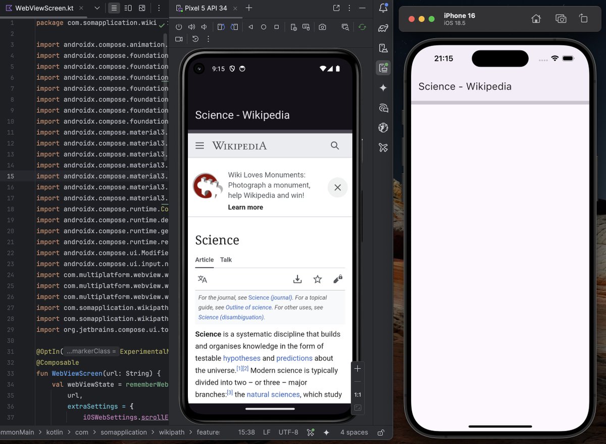 ProdCoder's tweet image. Day 4 of #shipaton got a webview working fine on android but not loading/showing at all on ios. Don't want to waste too much time debugging 😩