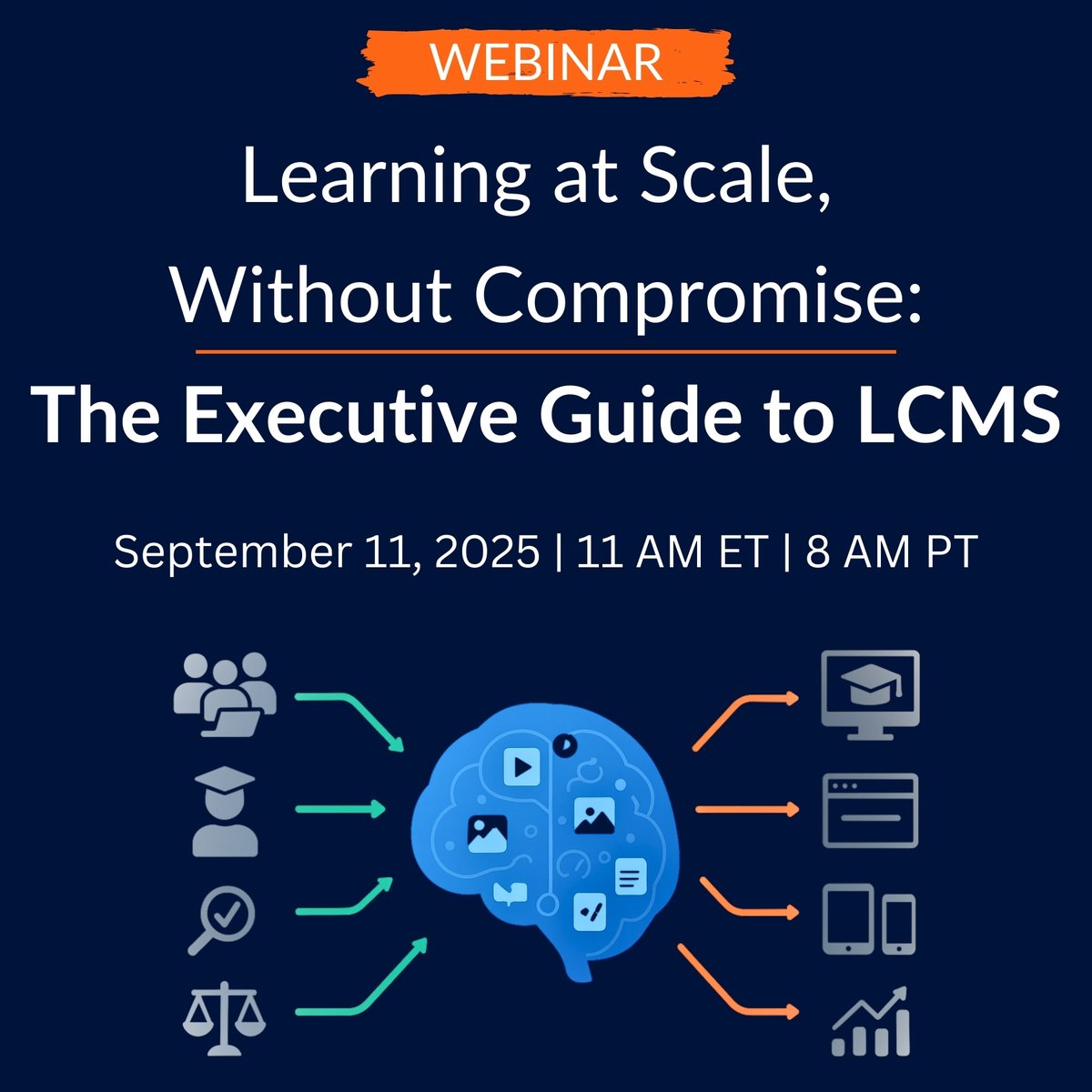 Transform content management into strategic capability:
→ Scale efficiently without quality trade-offs
→ Eliminate operational complexity

💡Ready to transform content chaos into strategic advantage?

Sept 11 webinar: hubs.ly/Q03GNcpF0