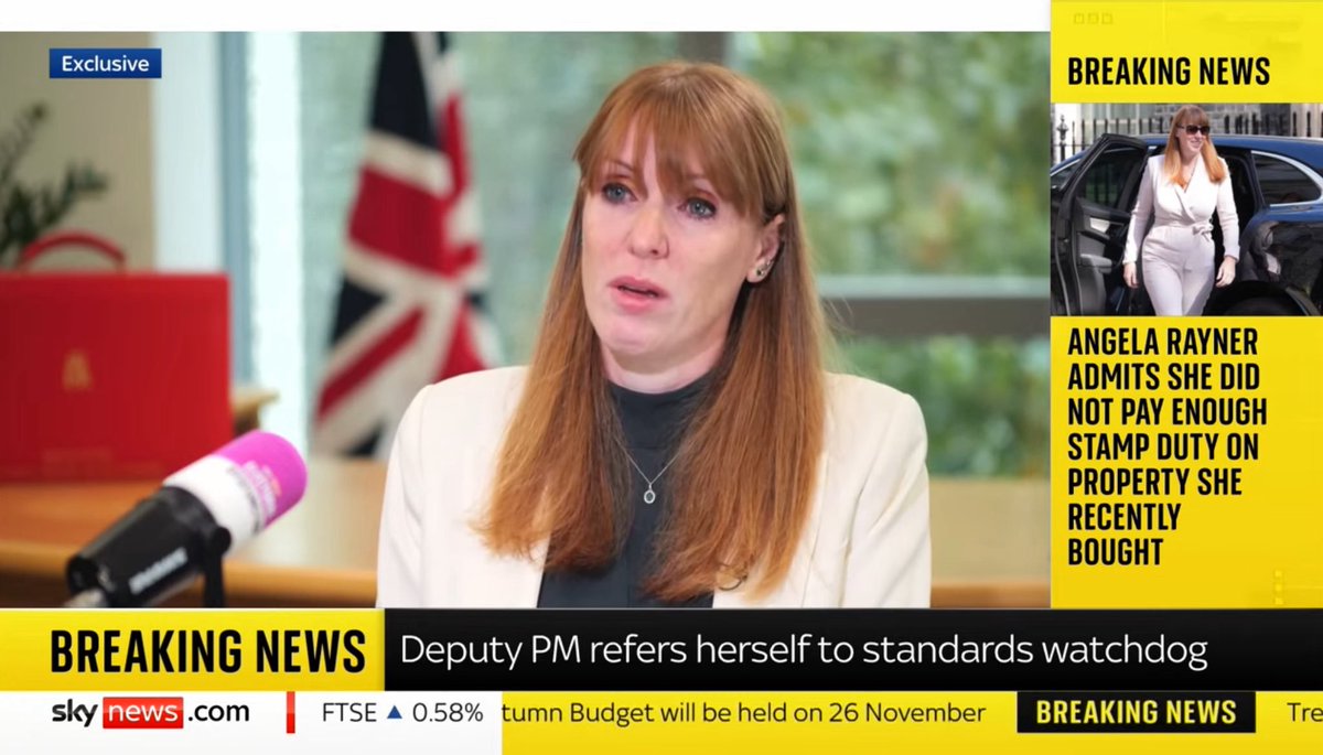 The only reason Angela Rayner was crying is because she got caught.