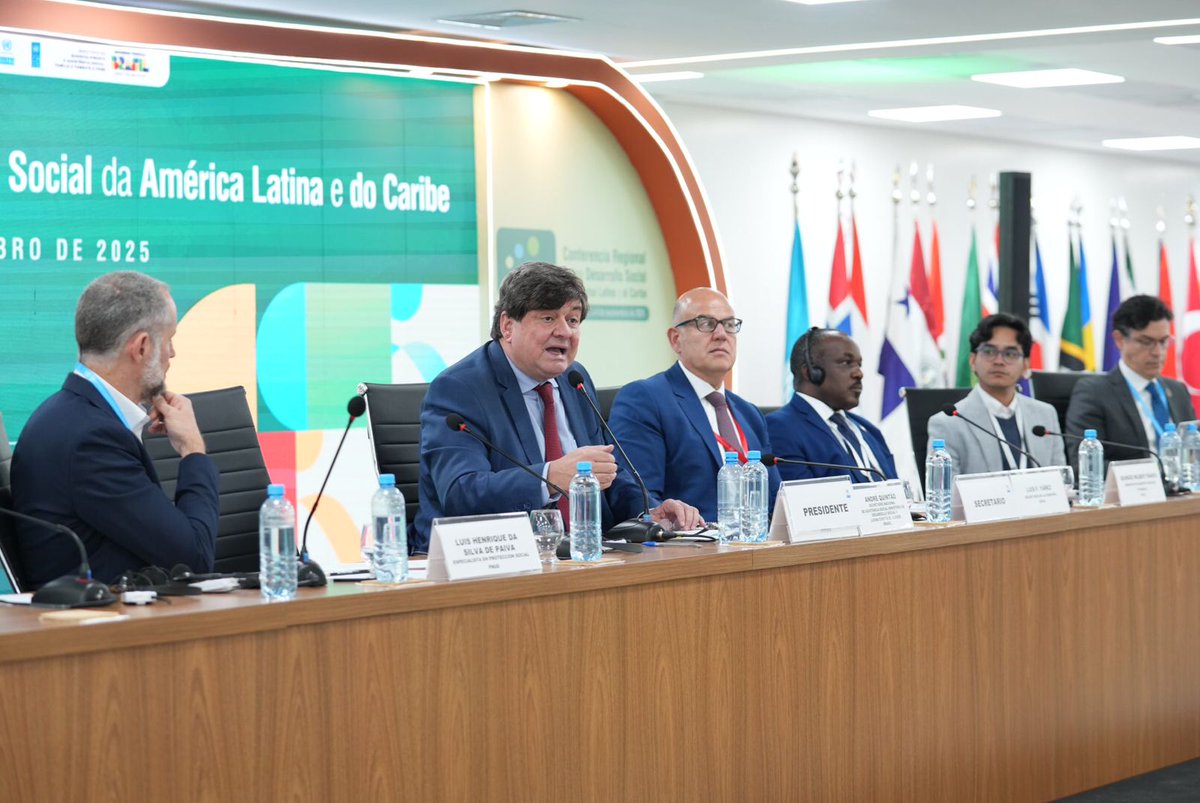 CEPAL (@cepal_onu) on Twitter photo ✅En el Panel 4 sobre “Sistemas de protección social y resiliencia” de la 𝐒𝐞𝐱𝐭𝐚 𝐂𝐨𝐧𝐟𝐞𝐫𝐞𝐧𝐜𝐢𝐚 𝐑𝐞𝐠𝐢𝐨𝐧𝐚𝐥 𝐬𝐨𝐛𝐫𝐞 𝐃𝐞𝐬𝐚𝐫𝐫𝐨𝐥𝐥𝐨 𝐒𝐨𝐜𝐢𝐚𝐥 𝐝𝐞 𝐀𝐦𝐞́𝐫𝐢𝐜𝐚 𝐋𝐚𝐭𝐢𝐧𝐚 𝐲 𝐞𝐥 𝐂𝐚𝐫𝐢𝐛𝐞, a cargo del <a href="/PNUDLAC/">PNUD América Latina y el Caribe</a>, intervienen:
🔹 <a href="/almudenaf/">Almudena Fernandez</a>, ✅En el Panel 4 sobre “Sistemas de protección social y resiliencia” de la 𝐒𝐞𝐱𝐭𝐚 𝐂𝐨𝐧𝐟𝐞𝐫𝐞𝐧𝐜𝐢𝐚 𝐑𝐞𝐠𝐢𝐨𝐧𝐚𝐥 𝐬𝐨𝐛𝐫𝐞 𝐃𝐞𝐬𝐚𝐫𝐫𝐨𝐥𝐥𝐨 𝐒𝐨𝐜𝐢𝐚𝐥 𝐝𝐞 𝐀𝐦𝐞́𝐫𝐢𝐜𝐚 𝐋𝐚𝐭𝐢𝐧𝐚 𝐲 𝐞𝐥 𝐂𝐚𝐫𝐢𝐛𝐞, a cargo del <a href="/PNUDLAC/">PNUD América Latina y el Caribe</a>, intervienen:
🔹 <a href="/almudenaf/">Almudena Fernandez</a>,