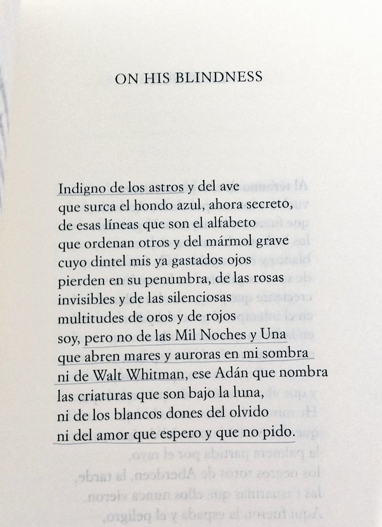A Borges, se vuelve siempre por poemas como este. Al menos, los que vivimos en la literatura.