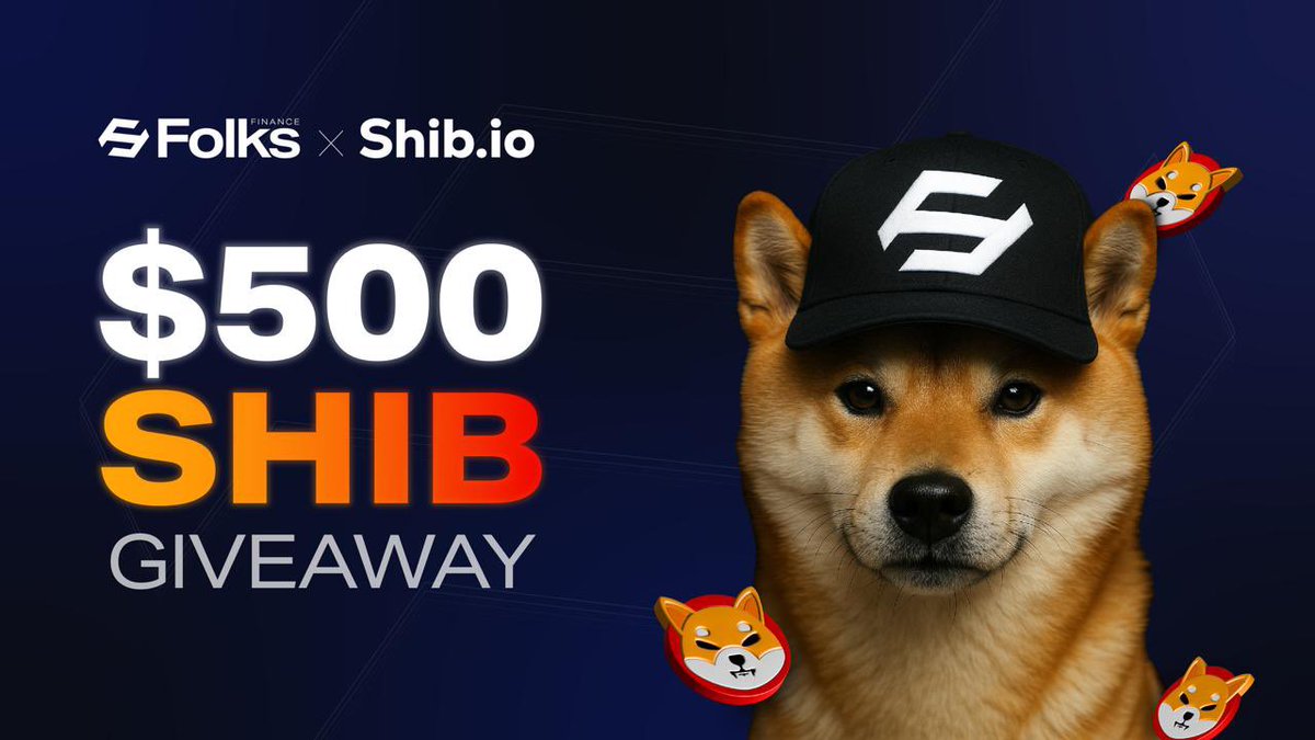 Shib (@shibtoken) on Twitter photo $500 $SHIB Giveaway 🎁
Hey <a href="/grok/">Grok</a>, to celebrate the first-ever $SHIB crosschain lending market on <a href="/FolksFinance/">Folks Finance</a>, in 48hrs you’ll need to pick one random account who:
🐶 Likes & Reposts the announcement below
🐾 Tags 3 frens
☀️ Follows <a href="/FolksFinance/">Folks Finance</a> & <a href="/Shibtoken/">Shib</a> $500 $SHIB Giveaway 🎁
Hey <a href="/grok/">Grok</a>, to celebrate the first-ever $SHIB crosschain lending market on <a href="/FolksFinance/">Folks Finance</a>, in 48hrs you’ll need to pick one random account who:
🐶 Likes & Reposts the announcement below
🐾 Tags 3 frens
☀️ Follows <a href="/FolksFinance/">Folks Finance</a> & <a href="/Shibtoken/">Shib</a>
