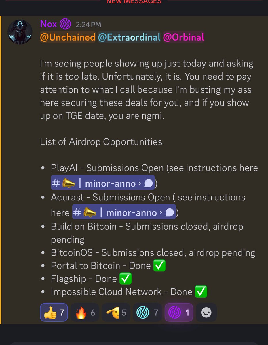 SCITEACHERBOTS's tweet image. This man @0xNoxAeris bustin his ass so @ExtraordinalBTC members can eat and still touch grass. Thx G, I know this teach appreciates it!!!