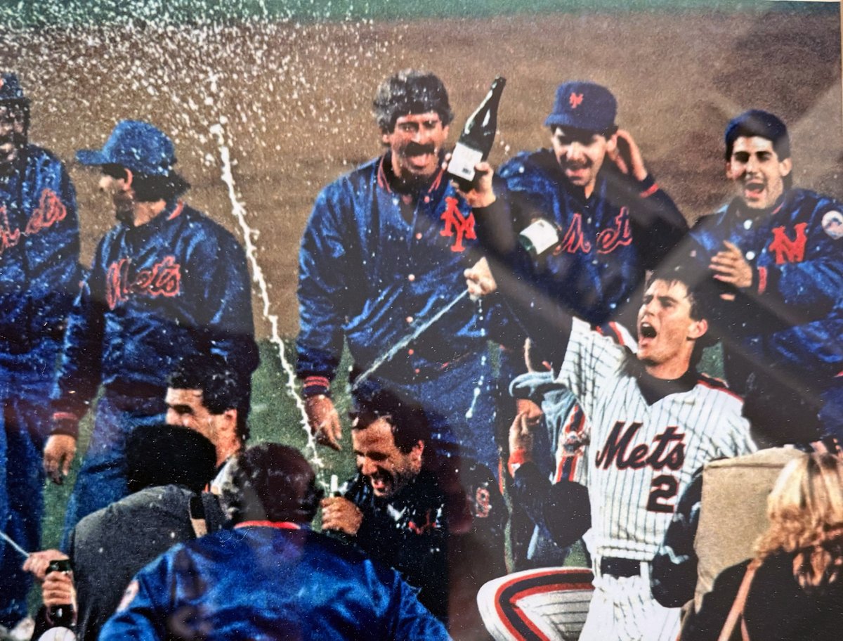 Got this framed picture with additional closeup of "The Kid" and stats card from the '86 Series for my 60th from my nephew. Any idea who some of these #Mets are? I only recognize a few. @Hojo?