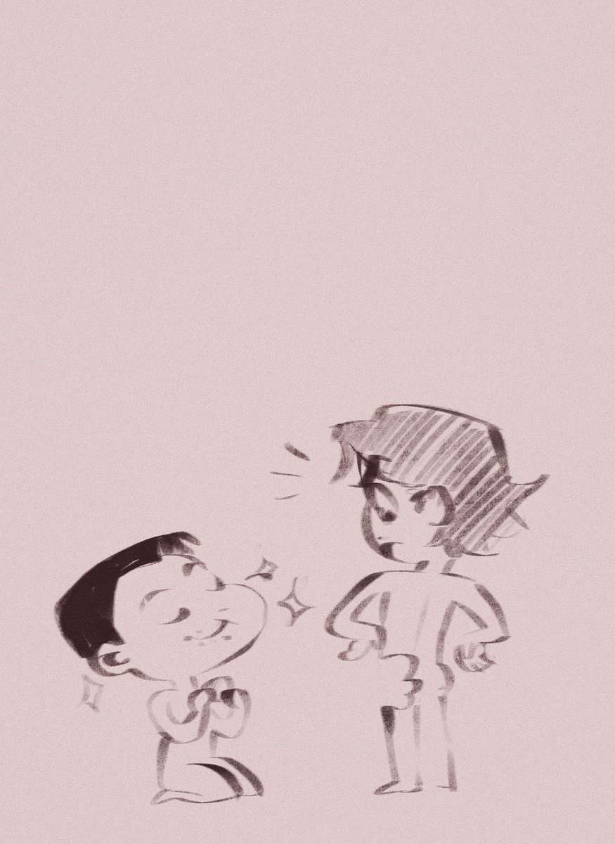 quick sketch with a lil bonus 
#jayvik