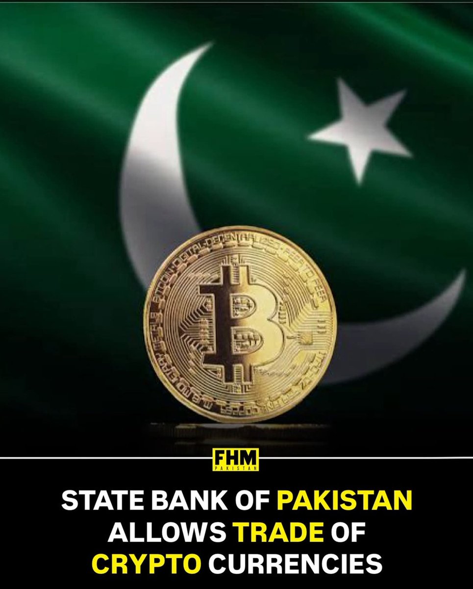 Adv_Ali_Naqvi's tweet image. پاکستان نے کرپٹو کرنسی سے متعلق ورچوئل ایسٹ اتھارٹی بل کی شقیں منظور کرلی اور ڈپٹی گورنر اسٹیٹ بینک کا کہنا ہے کہ اسٹیٹ بینک کرپٹو کرنسی  پر پابندی ختم کررہا ہےاورقواعد و ضوابط طے ہوتے ہی کرپٹو کرنسی میں تجارت قانونی ہوگی،ڈیجیٹل پاک روپیہ پائلٹ پراجیکٹ پر کام جاری ہے۔
@ZakaWaqar