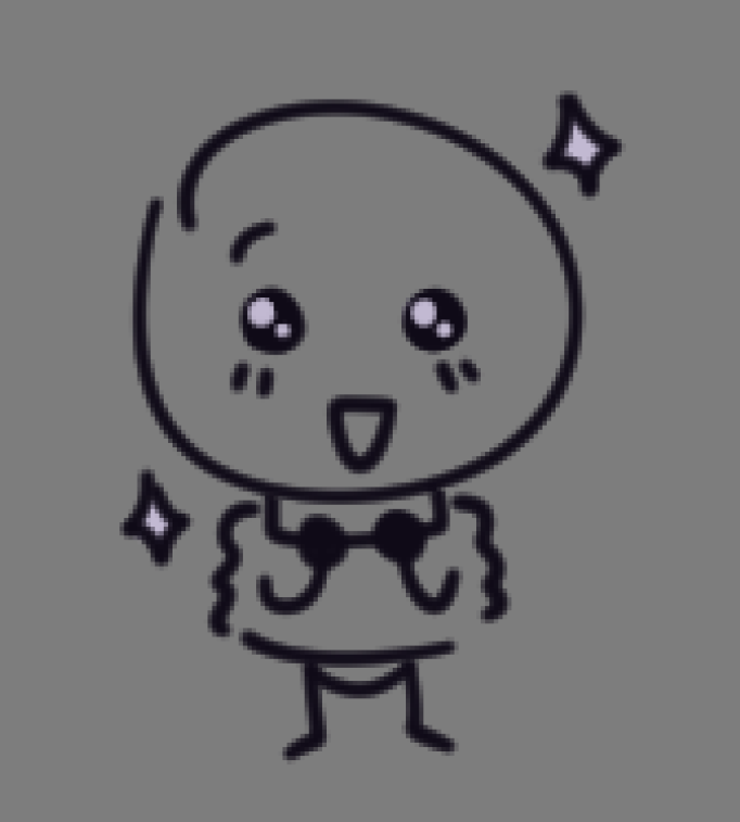 (day 111) just a doodle for today. she is so joyful and happy :)