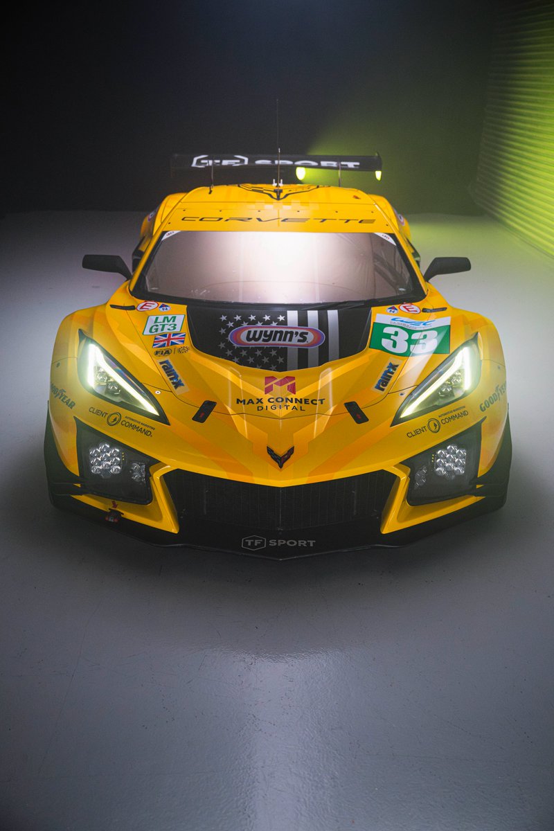 FIAWEC's tweet photo. Home Race ⏳

@OfficialTFSport's Corvette Z06 LMGT3.R is ready to face the competition at COTA for Round 6 🇺🇸

#WEC #6HCOTA #Corvette https://t.co/fhQ7sIG3r5