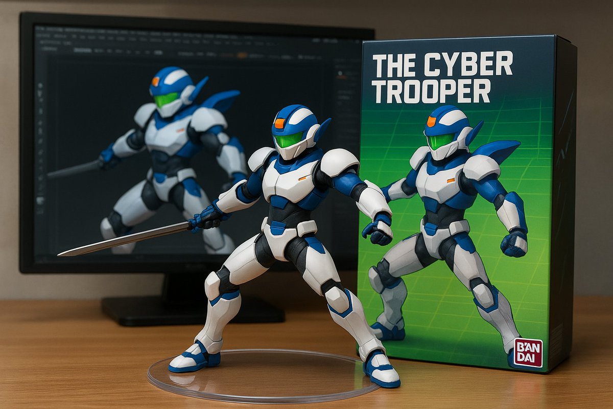 Just having fun, making action figures is what I've always wanted to do⚔️