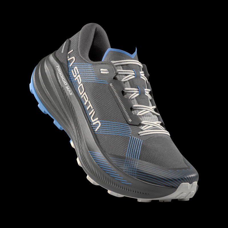 We now have the La Sportiva Prodigio Max women's trail running shoe in stock!

Engineered for ultra-distance athletes, the Prodigio Max delivers unrivalled cushion, comfort, and protection.

➡️ Shop here:

centurionultrarunningstore.com/products/la-sp…