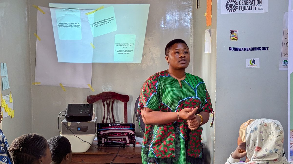 rugbwa's tweet image. Today&apos;s workshop was all about puberty and menstrual health! We created a safe space for young people to learn, share, and ask questions. We also highlighted how boys and men can be active allies in breaking down taboos. #PubertyTalks #MenstrualHygiene #SRHR #AdolescentHealth